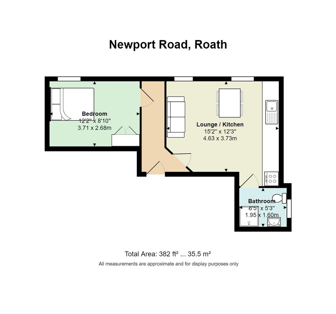 1 Bedrooms Flat to rent in Newport Road, Roath, Cardiff CF24