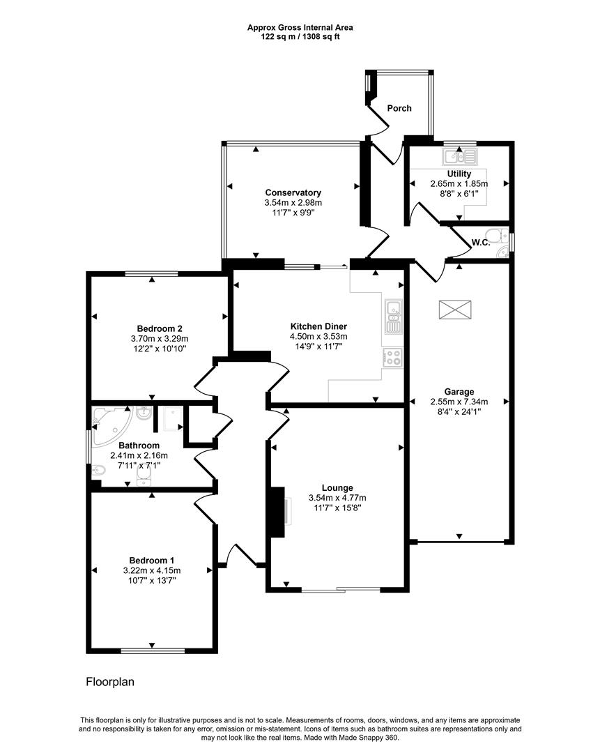 St. Davids Road, Haverfordwest floorplan