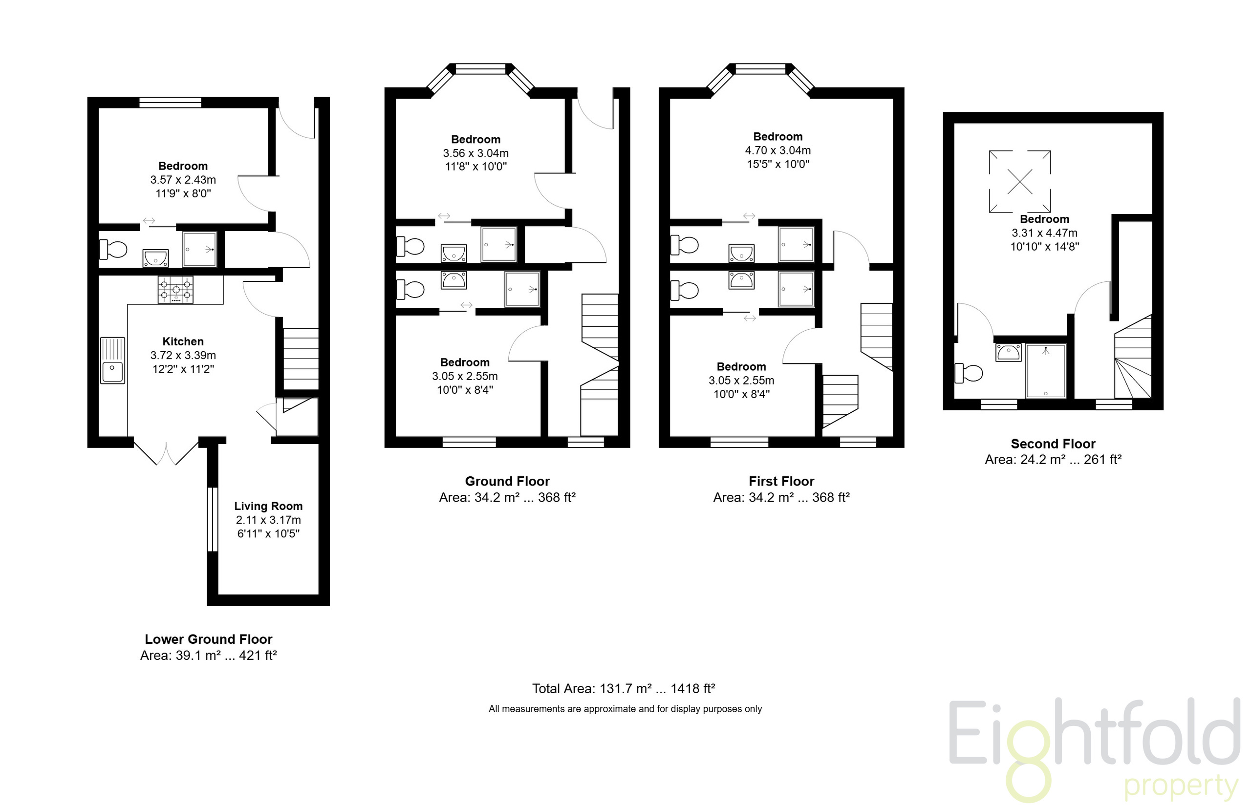 134 Upper Lewes Road, Brighton floorplan