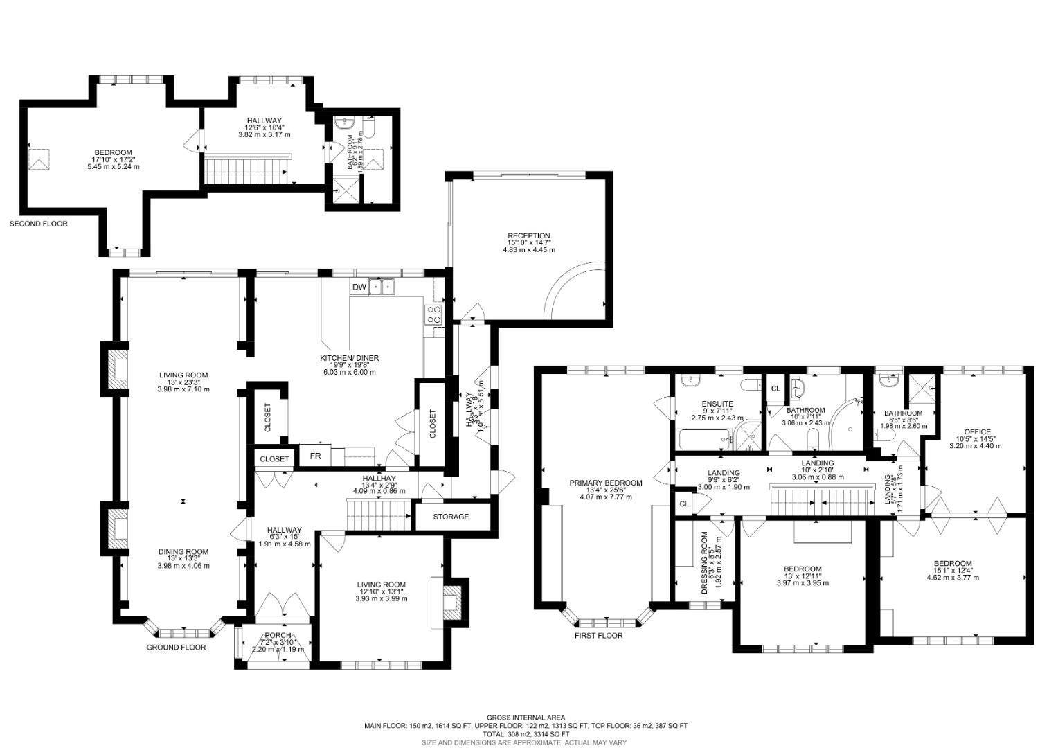 15, Lee Grove, Chigwell floorplan