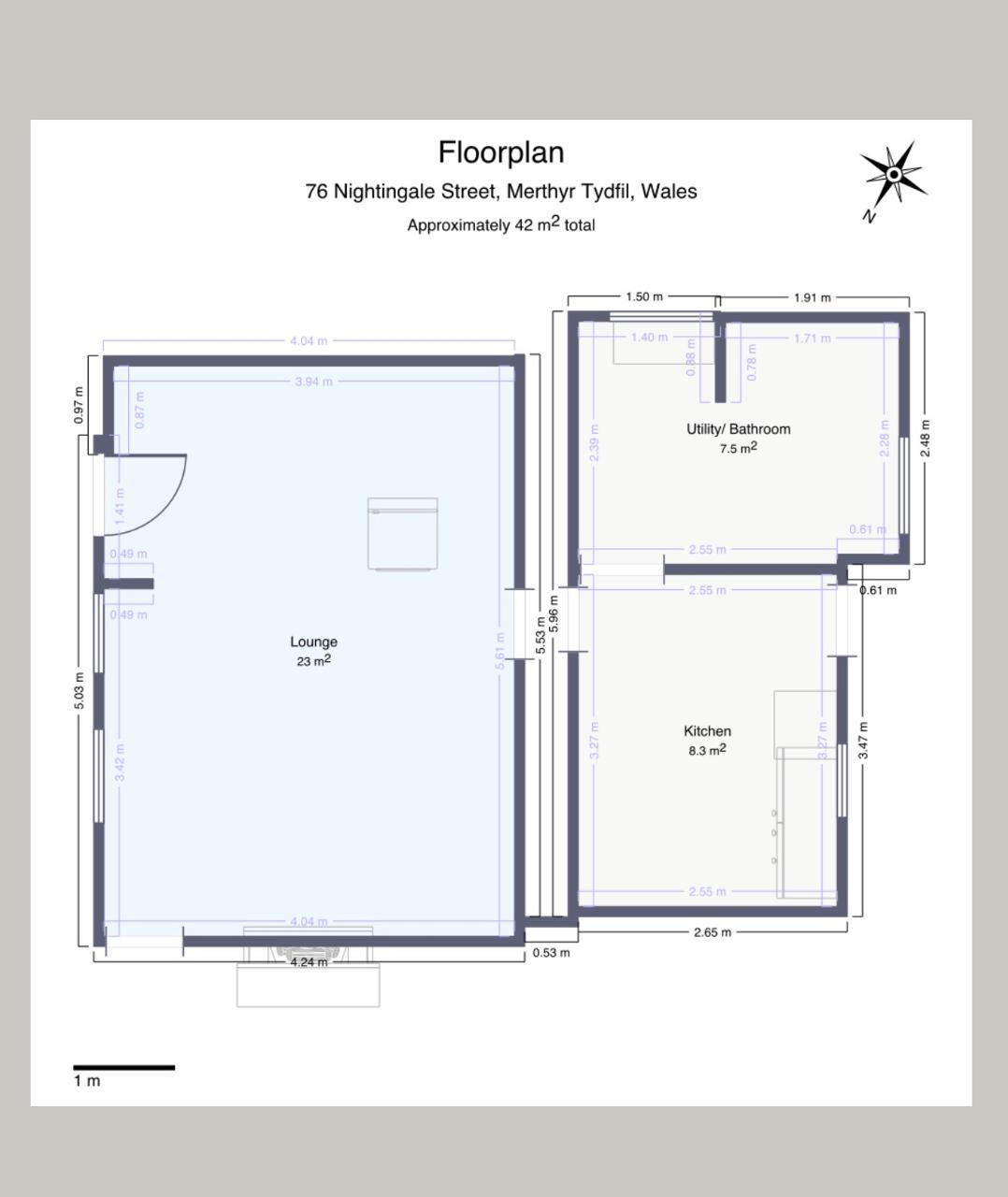 76, Nightingale Street, Merthyr Tydfil floorplan