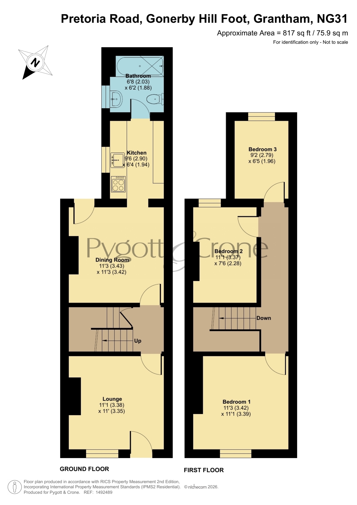 16, Pretoria Road, Grantham floorplan