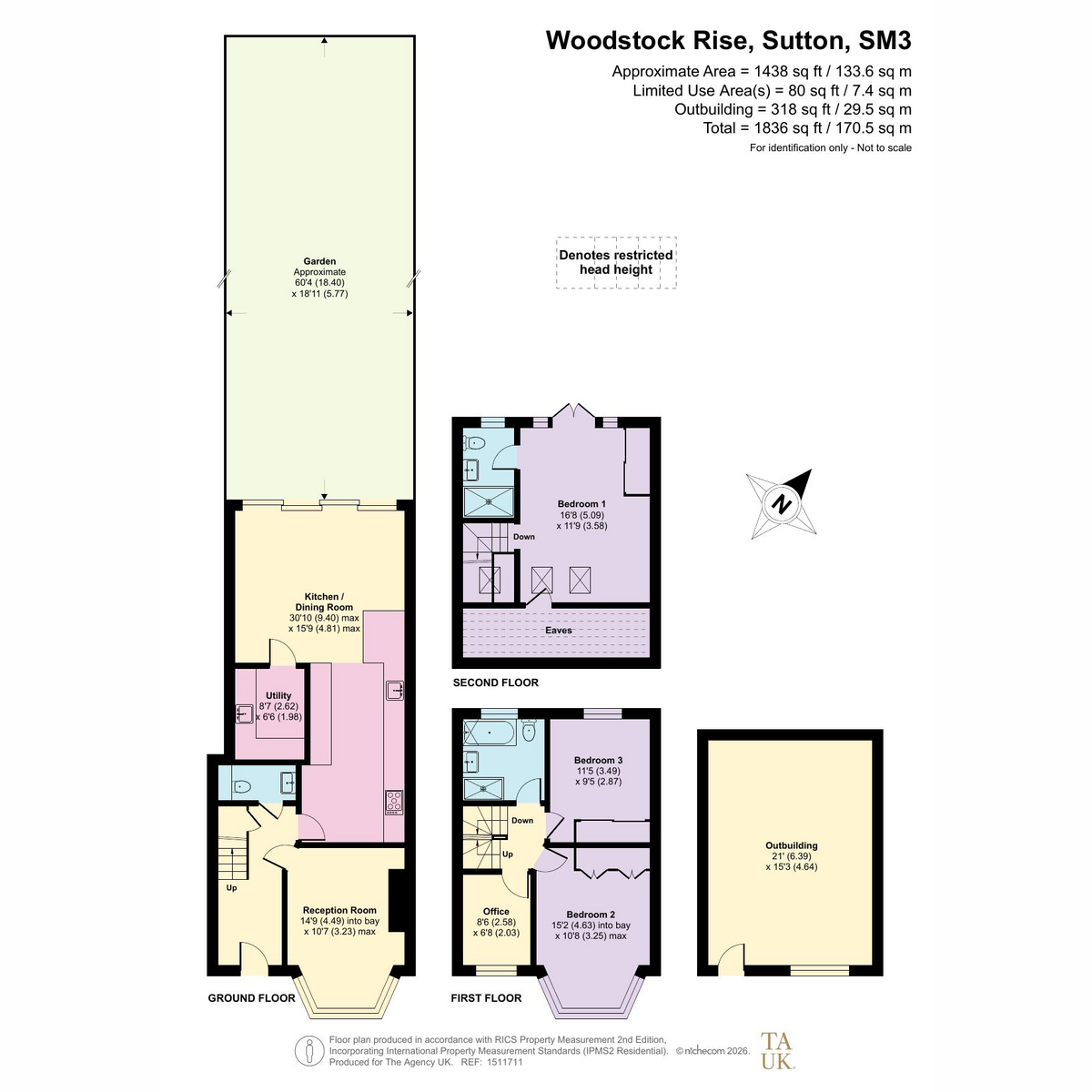 3, Woodstock Rise, Sutton floorplan