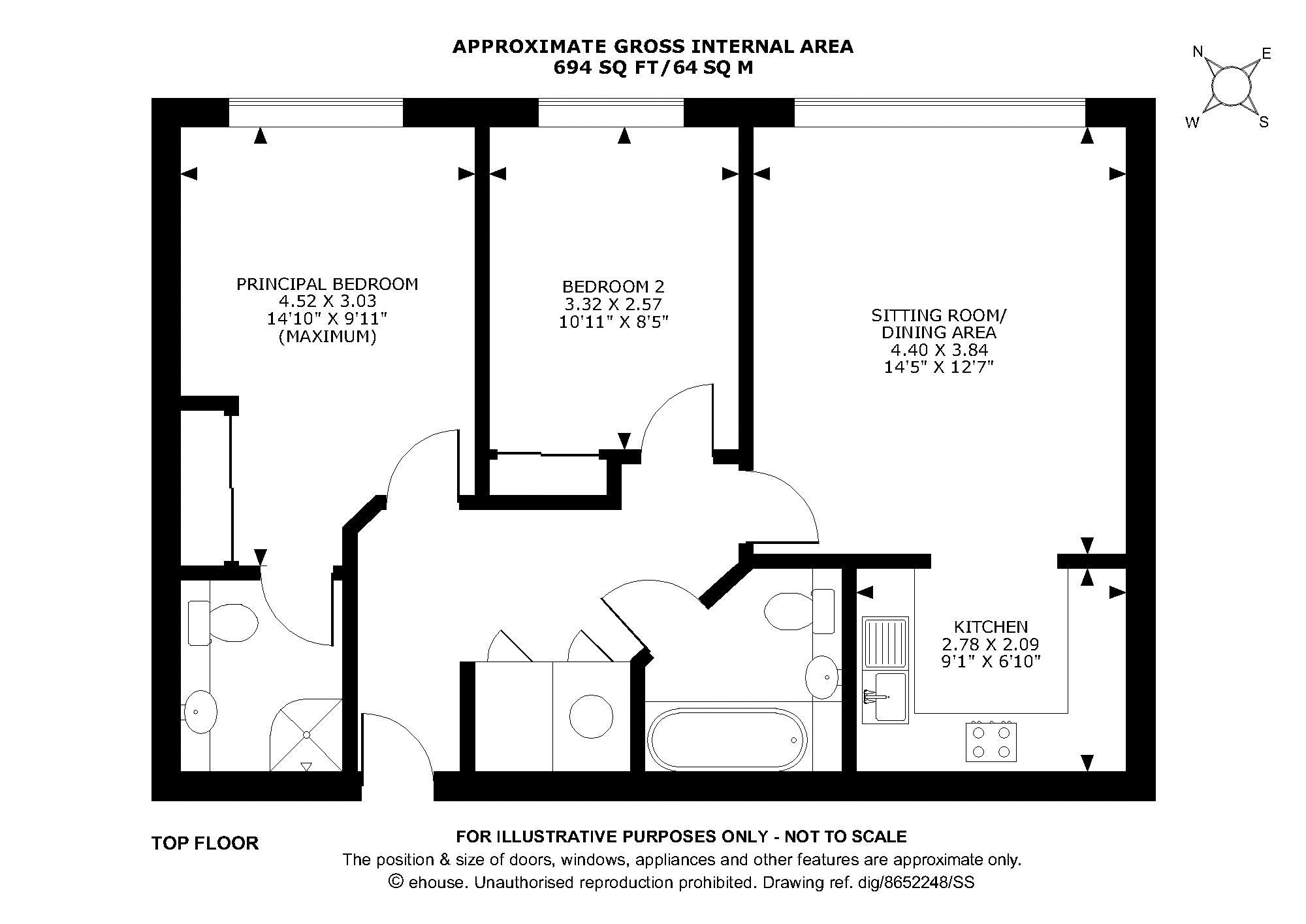 8 Merrow Heights, 253 Epsom Road, Merrow floorplan