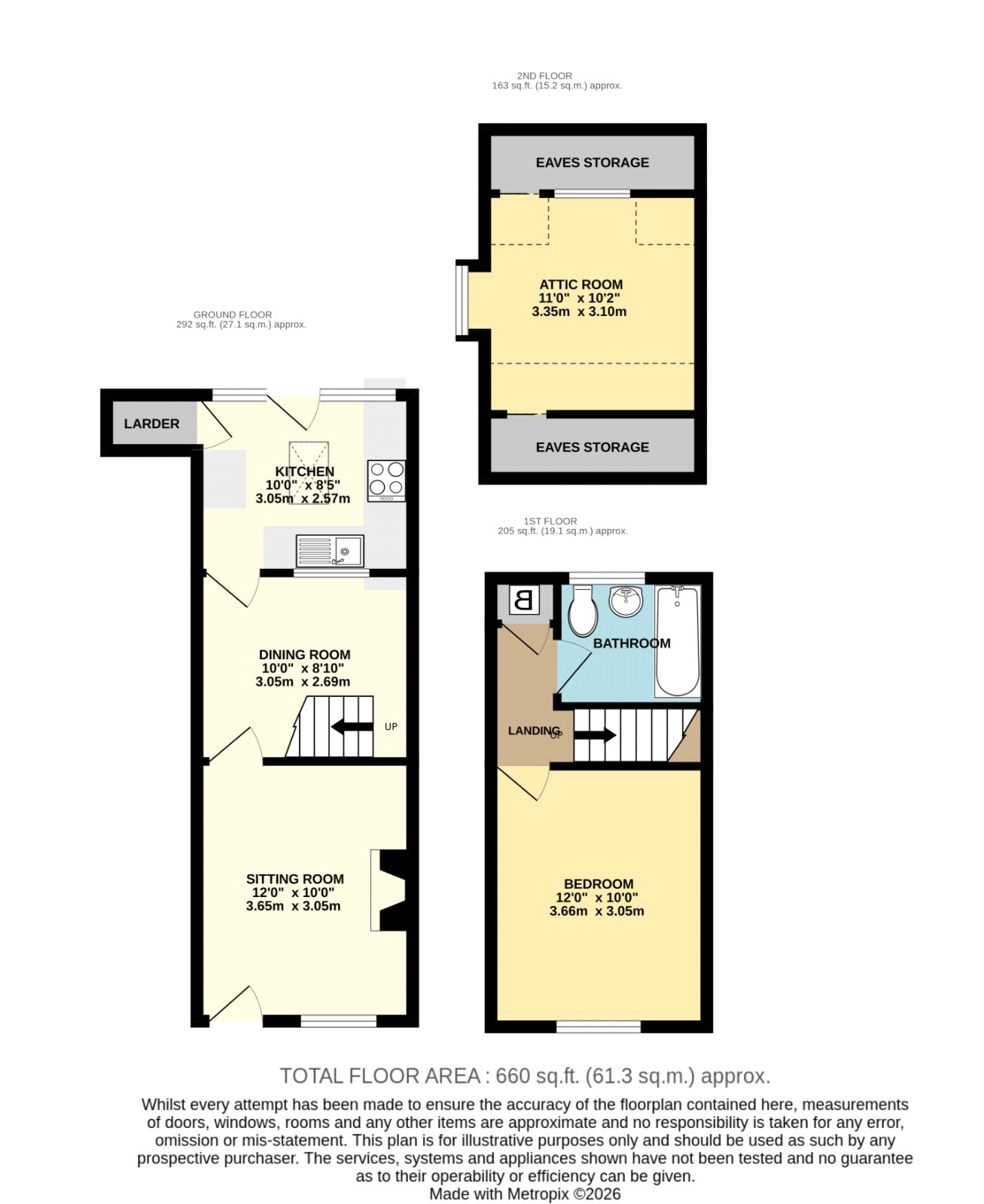 15, Palmer Street, South Petherton floorplan
