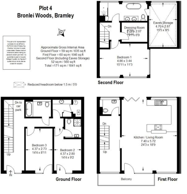 4 Bronlei Woods,, Birtley Road, Guildford floorplan