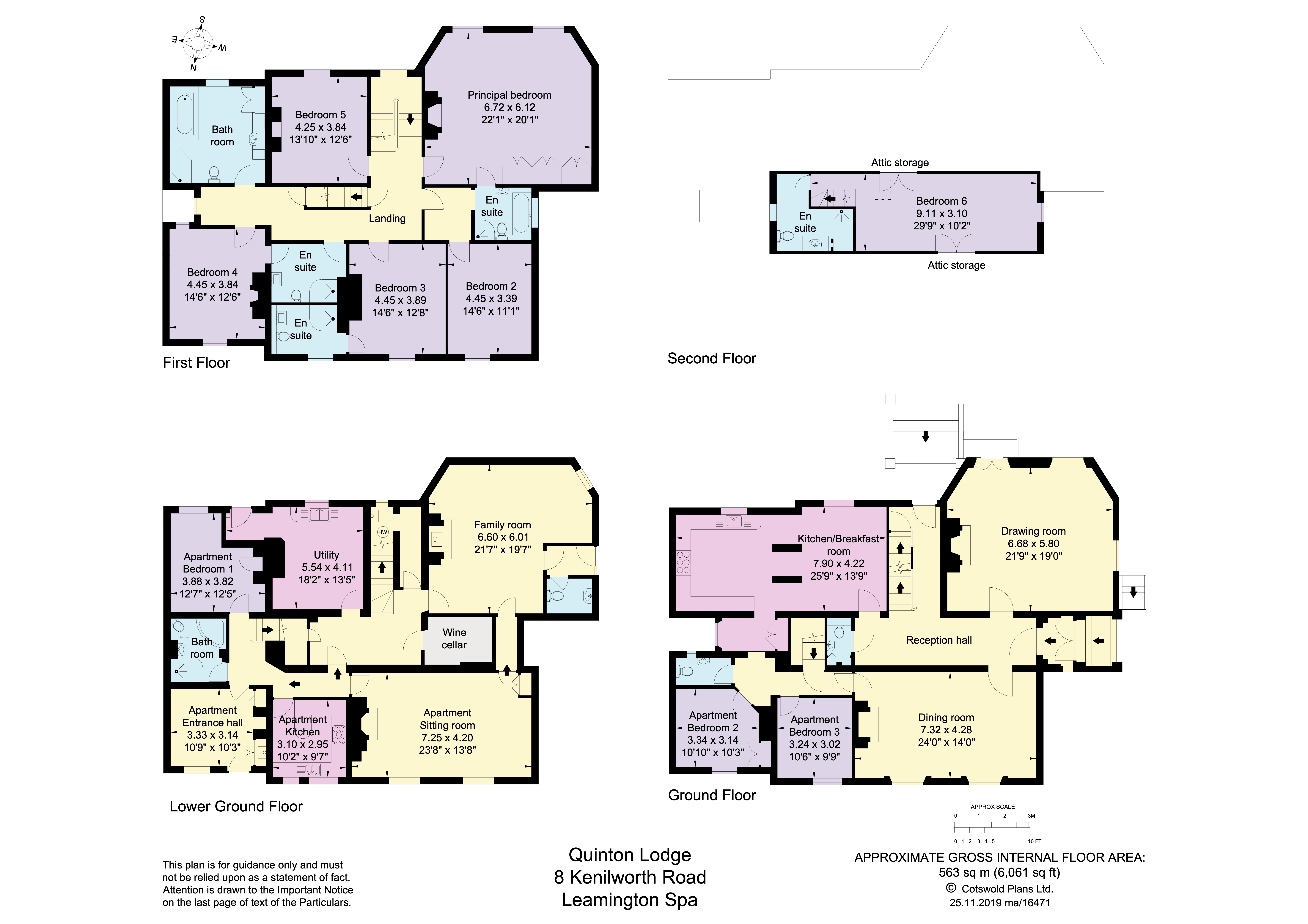 8, Binswood Avenue, Leamington Spa floorplan