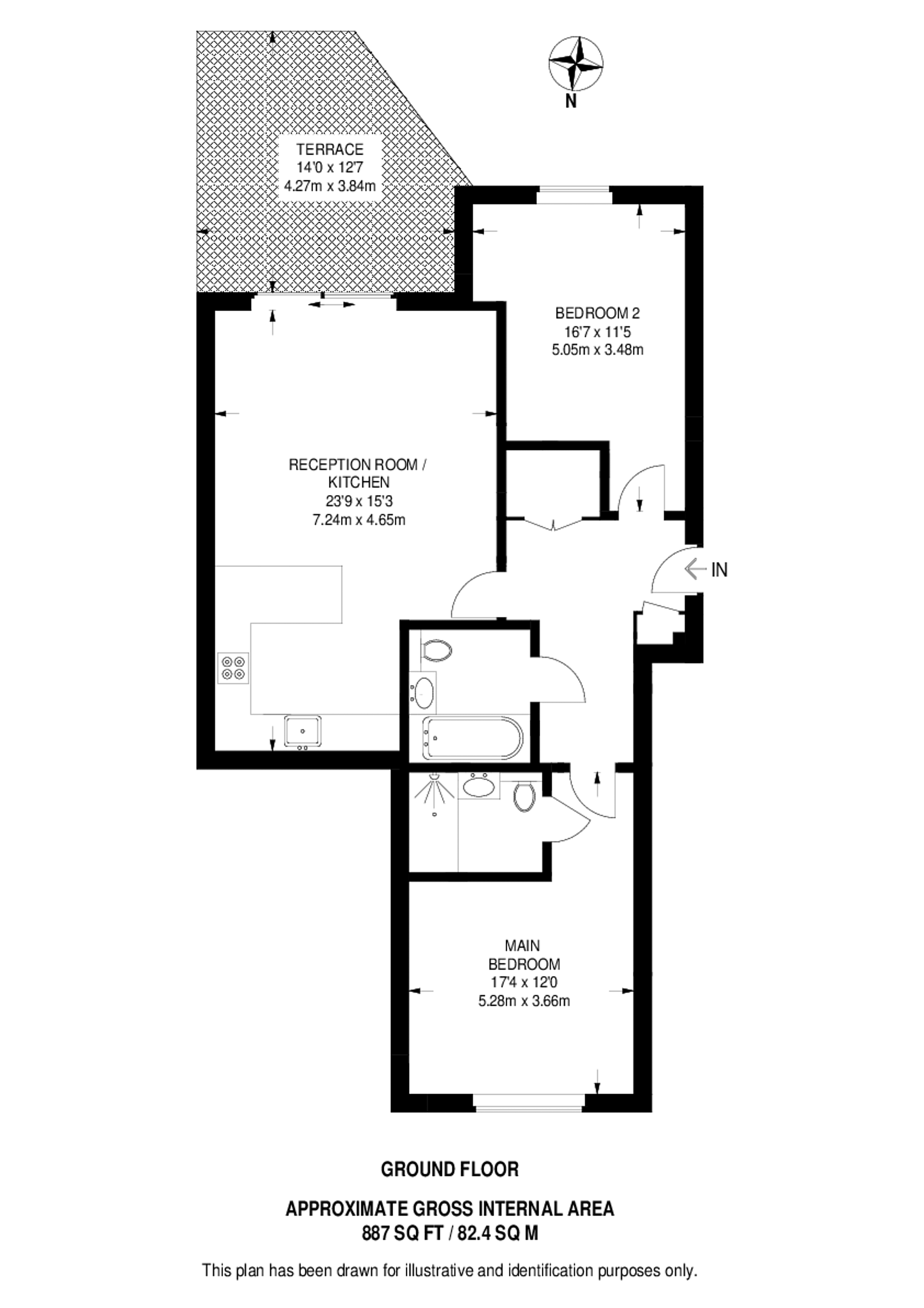 Queenshurst Square, Kingston floorplan