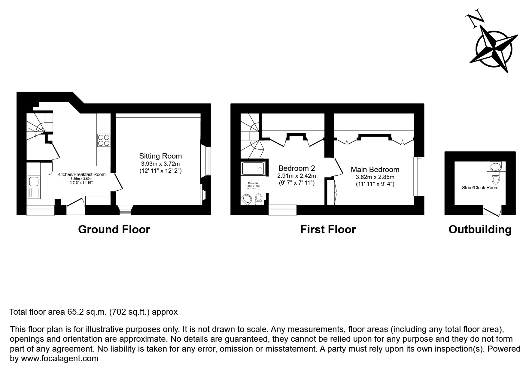 Tor Cottage, 89, High Street, Oxfordshire floorplan