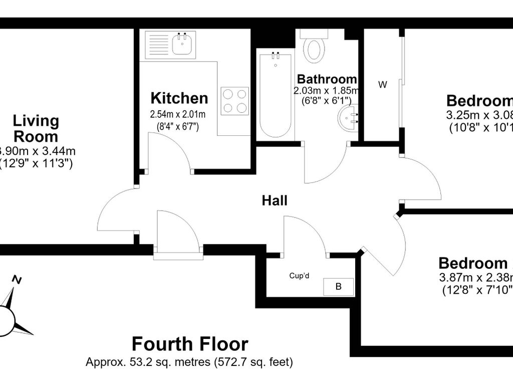 16/7 Waterfront Gait, Granton, Edinburgh, EH5 1EP floorplan
