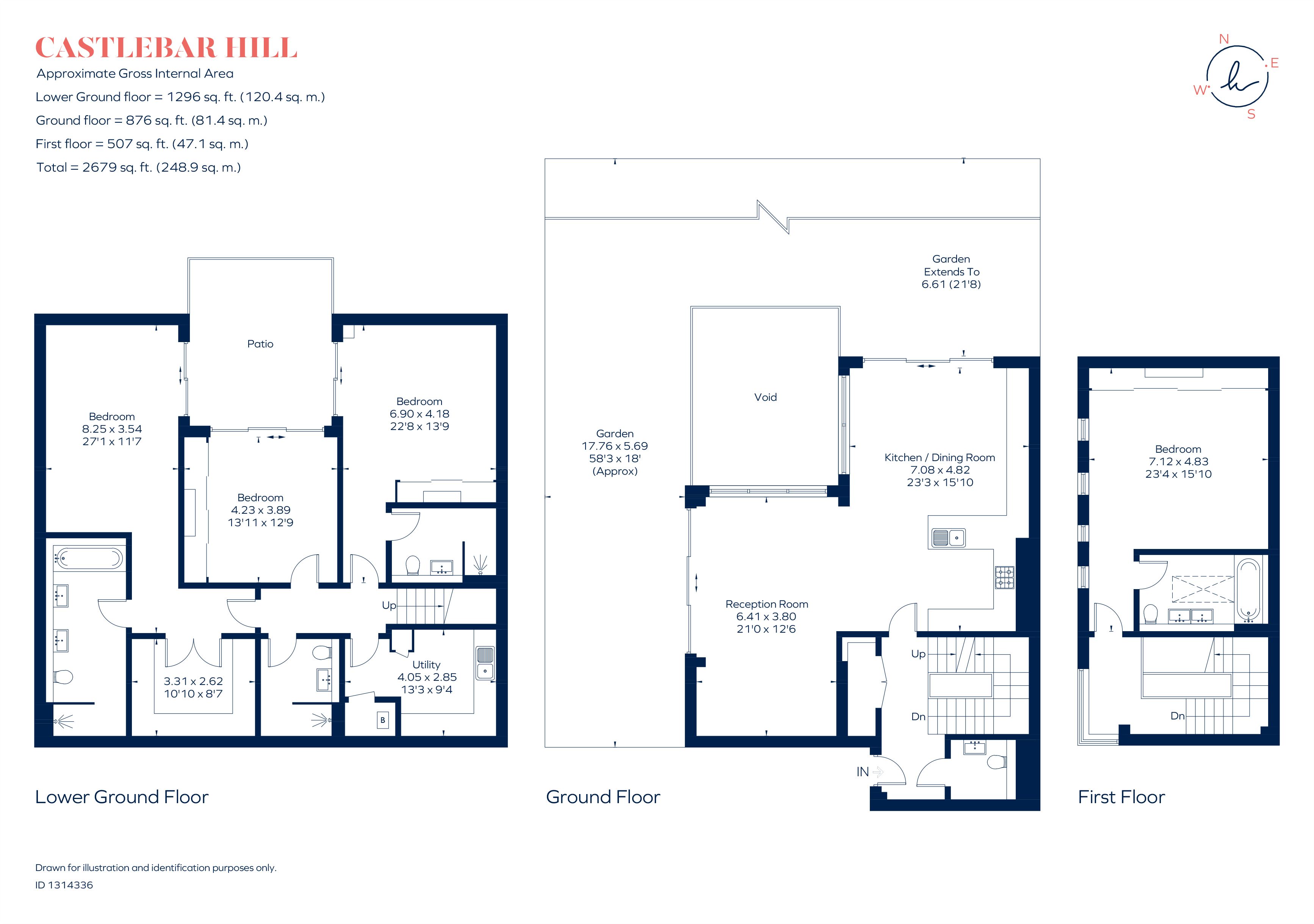 House C, 6, Castlebar Hill, London floorplan