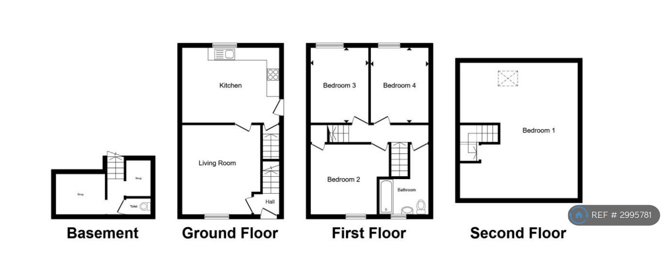 Flat 1, 52 Bankfield Road, Huddersfield, HD1 floorplan