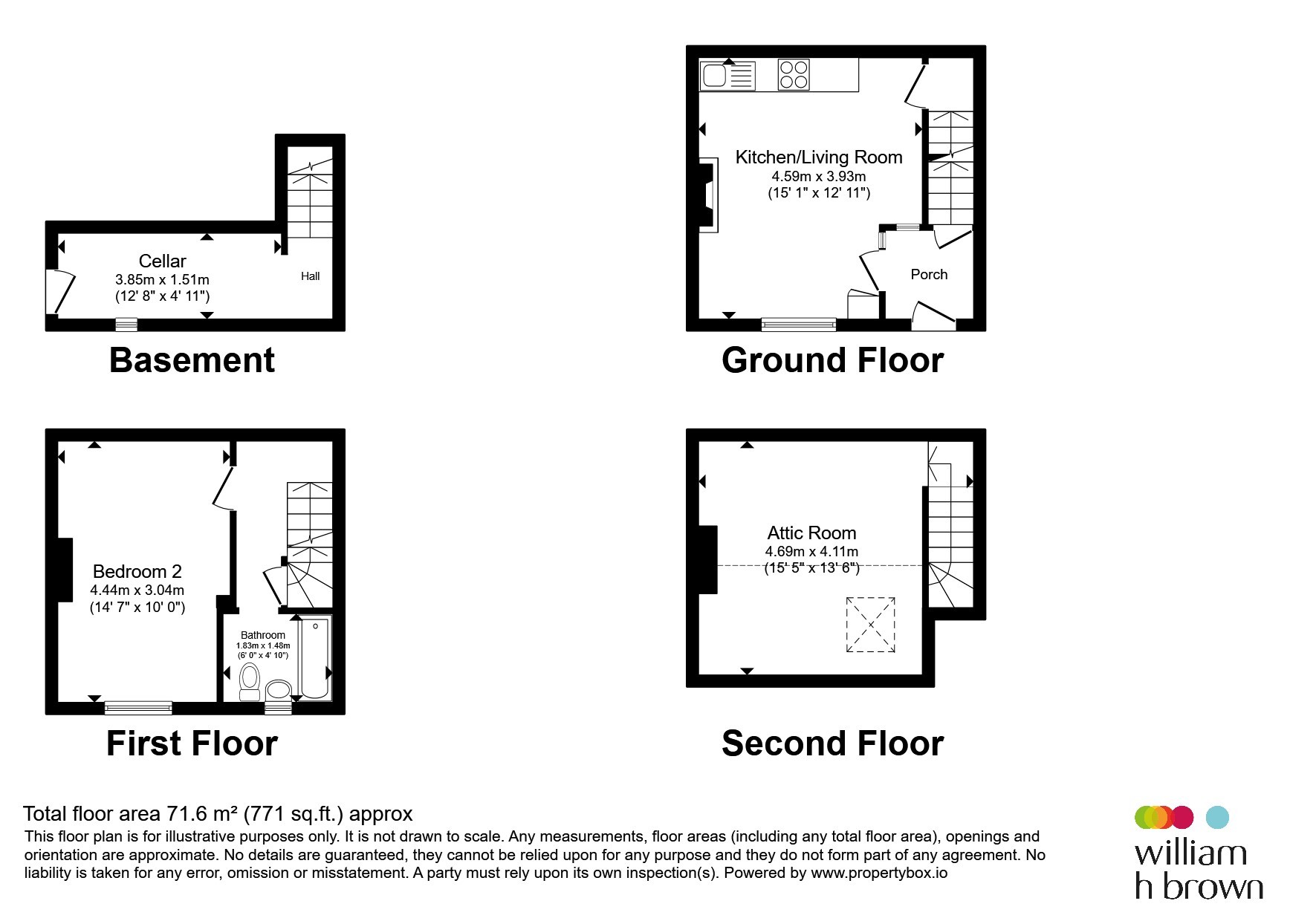 13, William Henry Street, Brighouse floorplan
