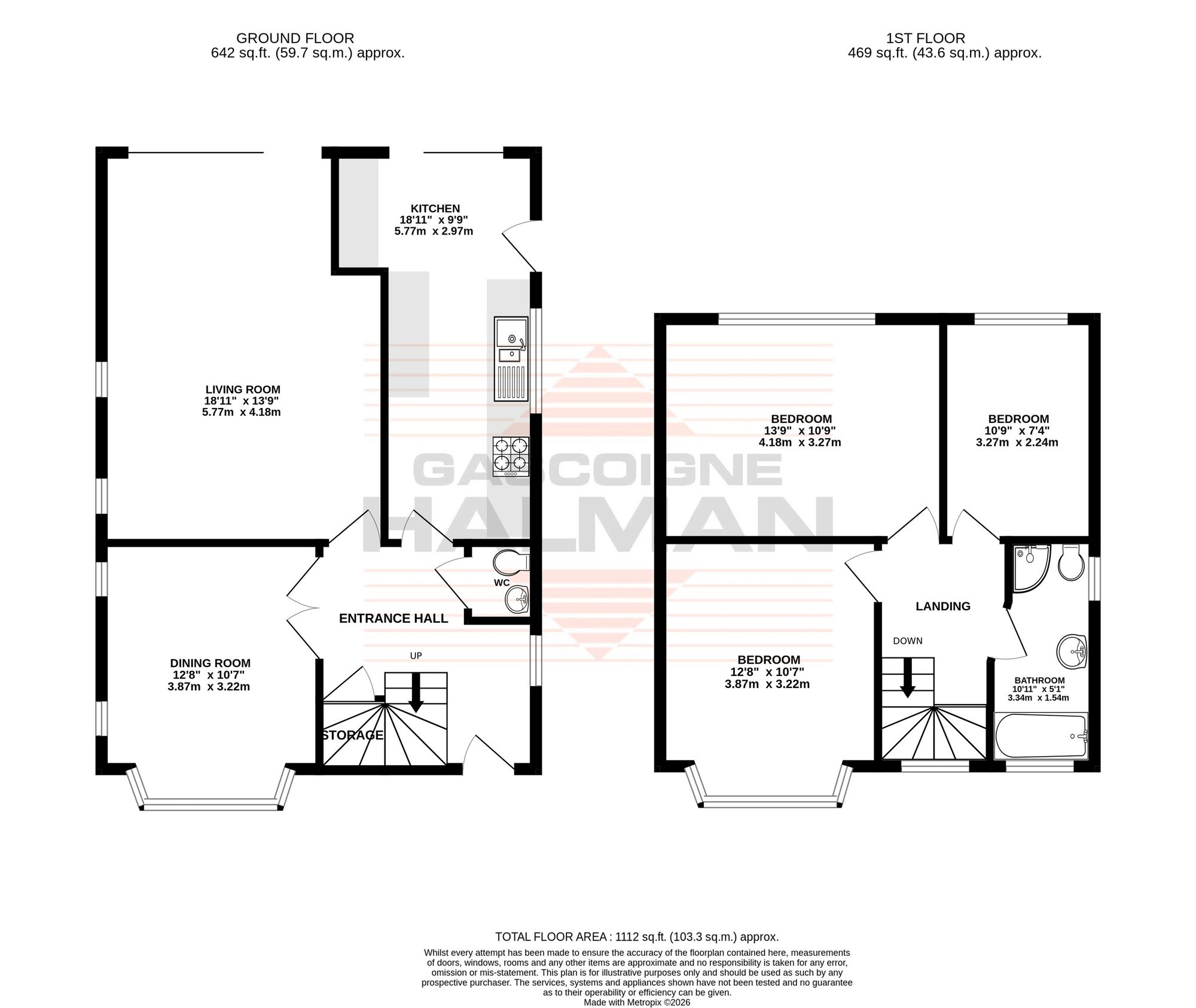 58 Walton Road, Sale floorplan