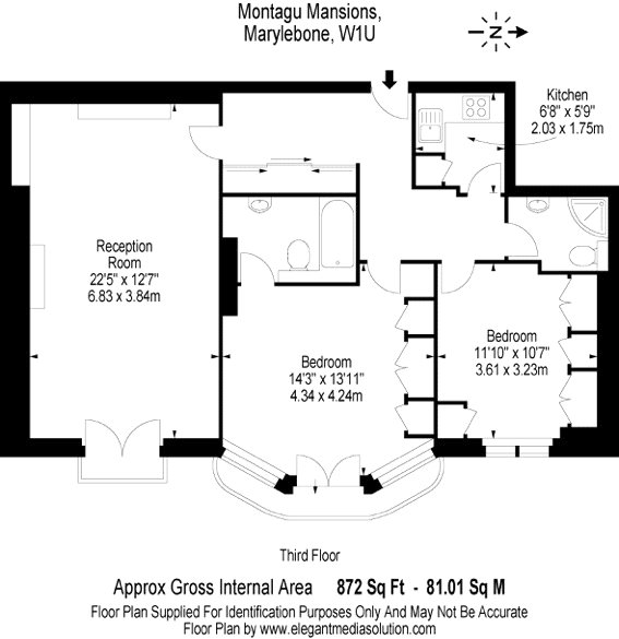 2 Bedrooms Flat to rent in Montagu Mansions, London W1U