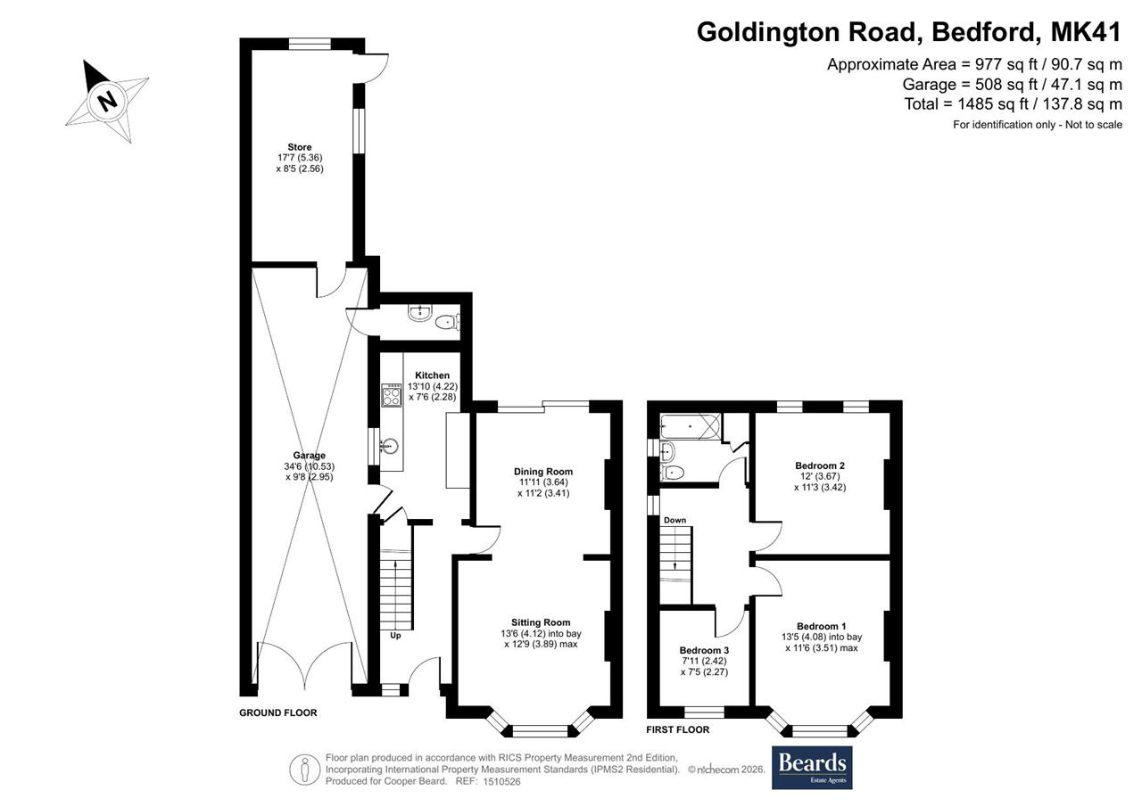 257, Goldington Road, Bedford floorplan