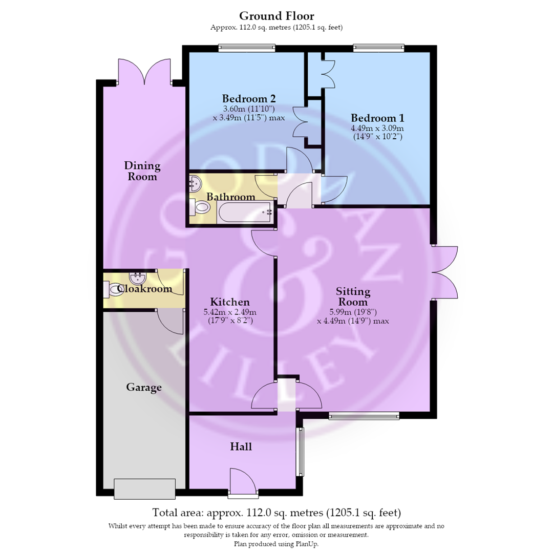 8, Elm Close, Yatton floorplan
