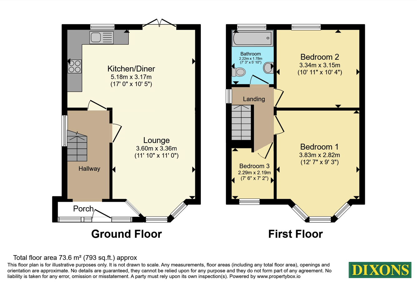 142, Green Acres Road, West Midlands floorplan