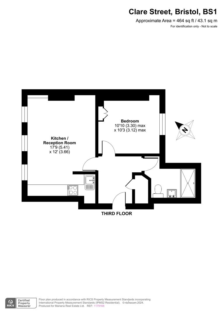 Cheltenham House, Clare Street, Bristol floorplan
