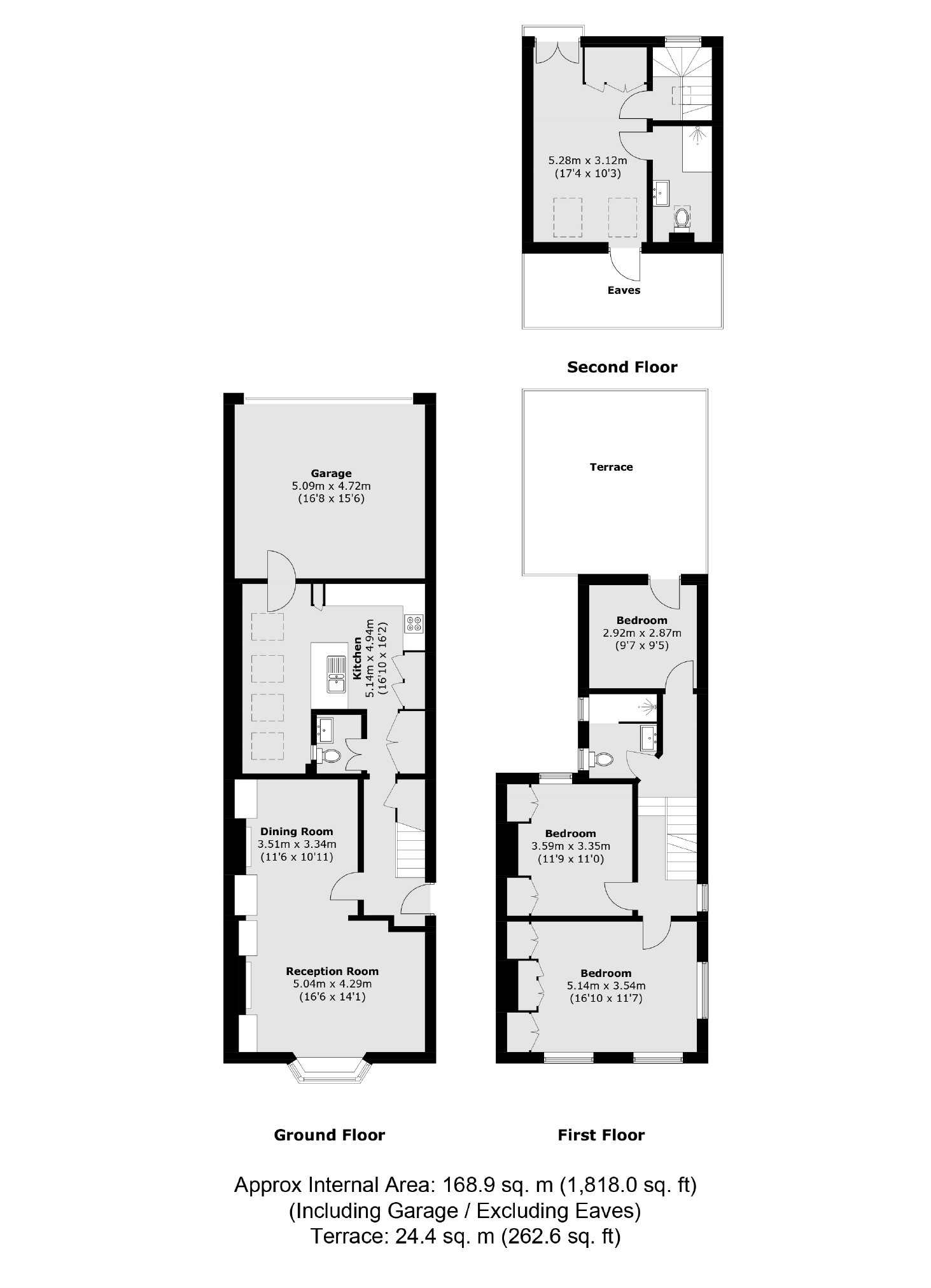 272, Munster Road, London floorplan
