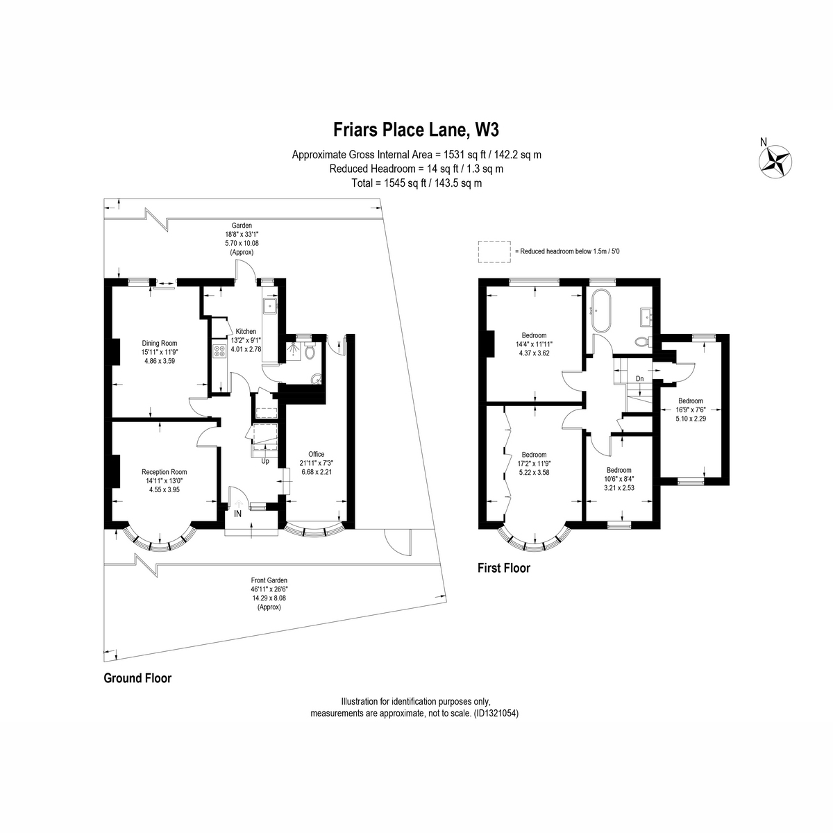 69, Friars Place Lane, London floorplan