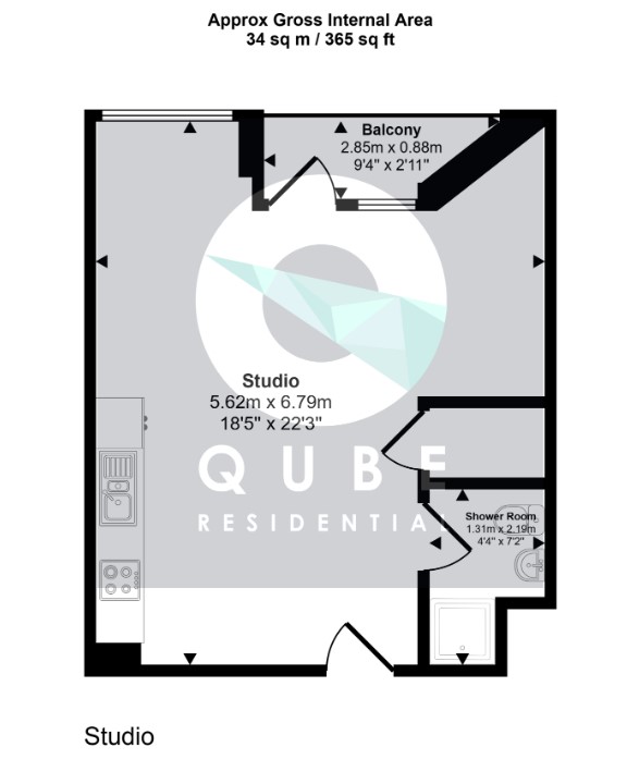 Unit 521, Adelphi Wharf Phase 3,, Adelphi Street, Salford floorplan