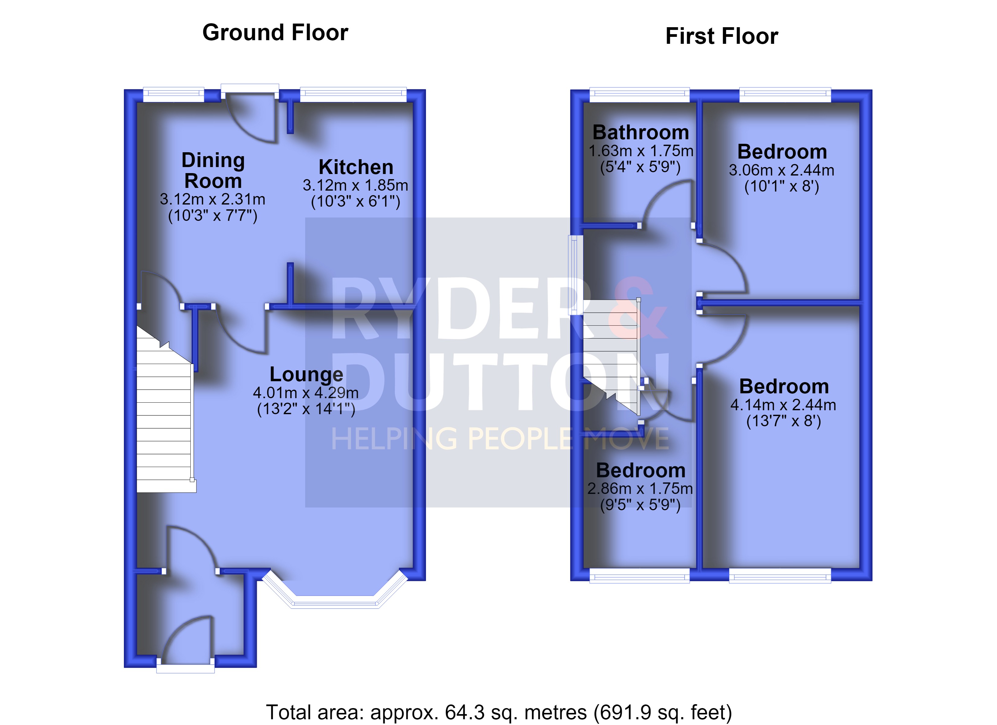 8, Worcester Grove, Derbyshire floorplan