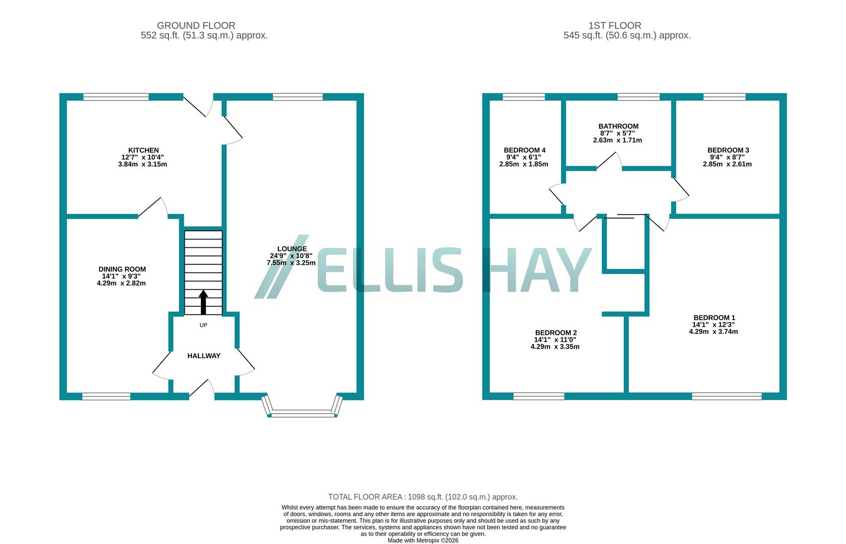 36, Settrington Road, Scarborough floorplan