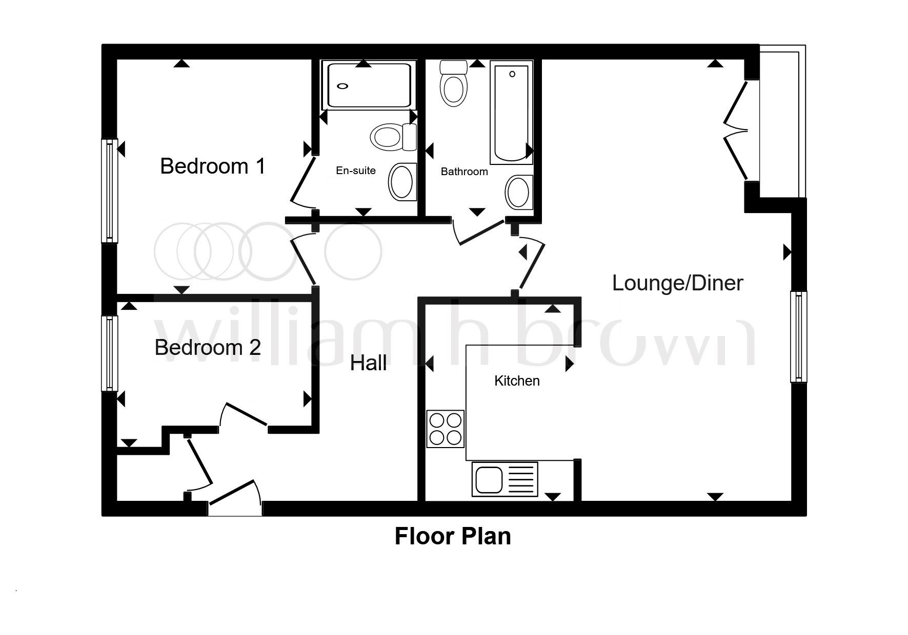 2 Bedrooms Flat for sale in Chequers Field, Welwyn Garden City AL7