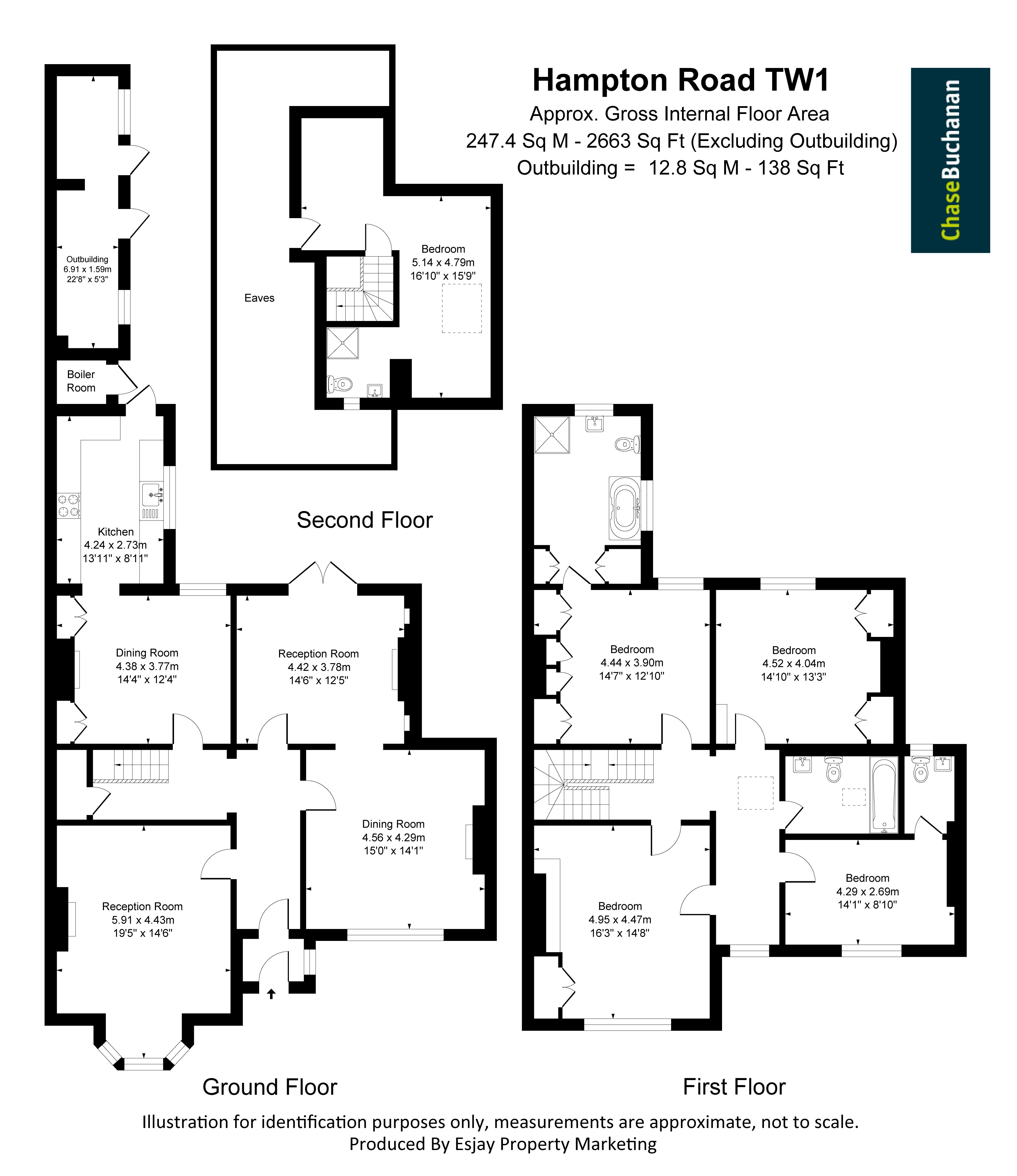 56, Hampton Road, Twickenham floorplan