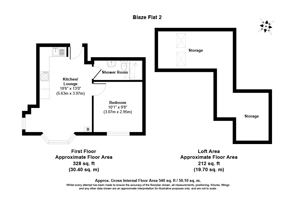 Flat 2 Blaze, 406, Ringwood Road, Dorset floorplan