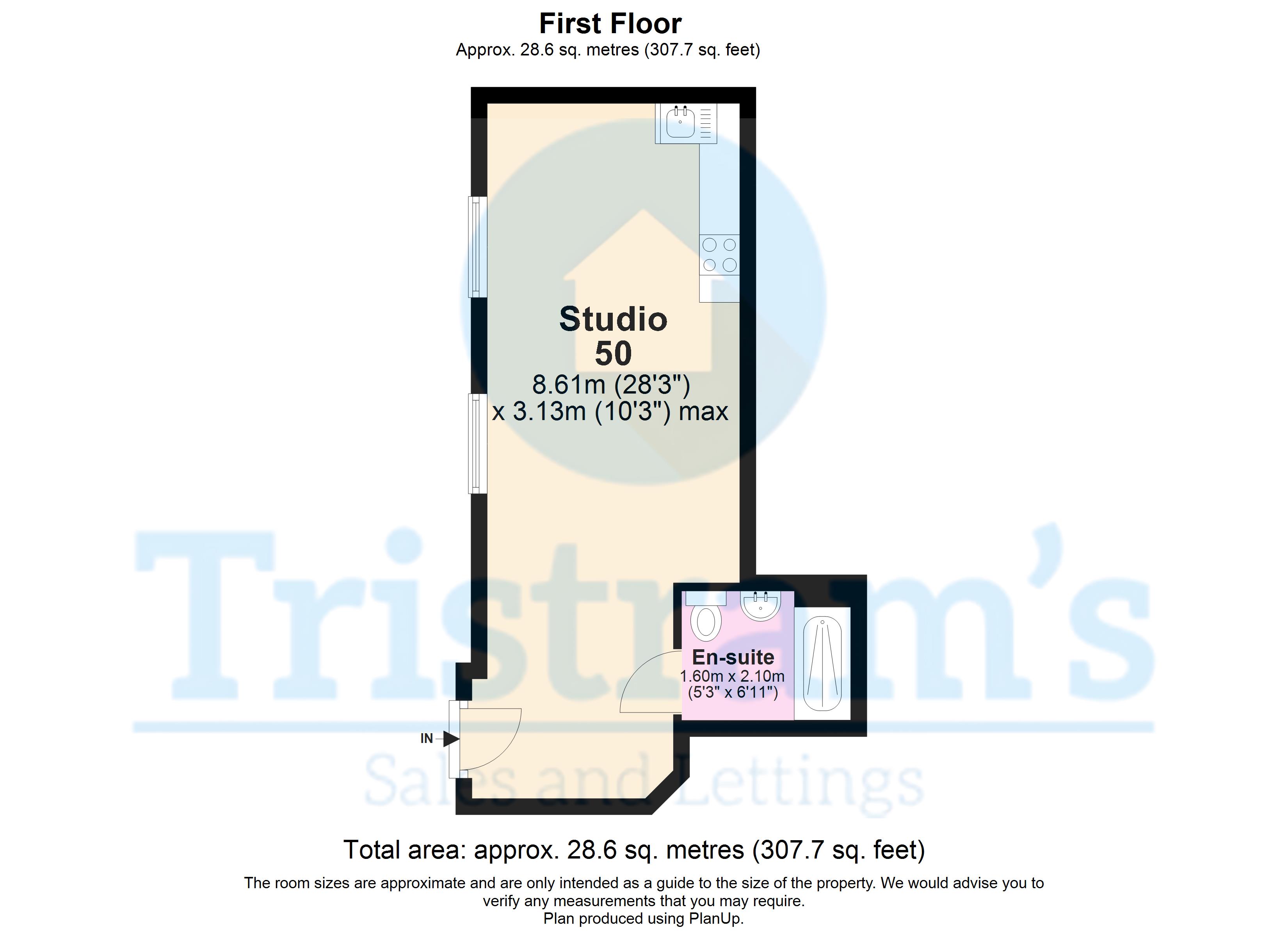 Studio 50, Classic, Oracle, 5-7, Roden Street, Nottingham floorplan