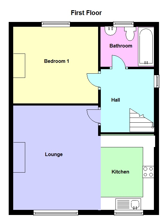 1 Bedrooms Flat to rent in Sandling Avenue, Horfield, Bristol BS7