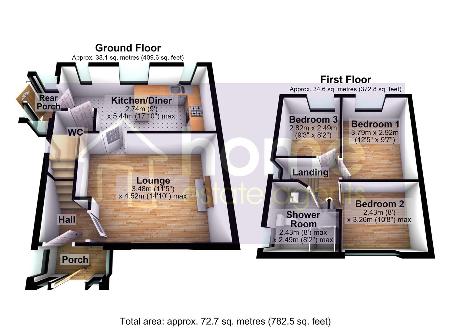 56, Armadale Road, Dukinfield floorplan
