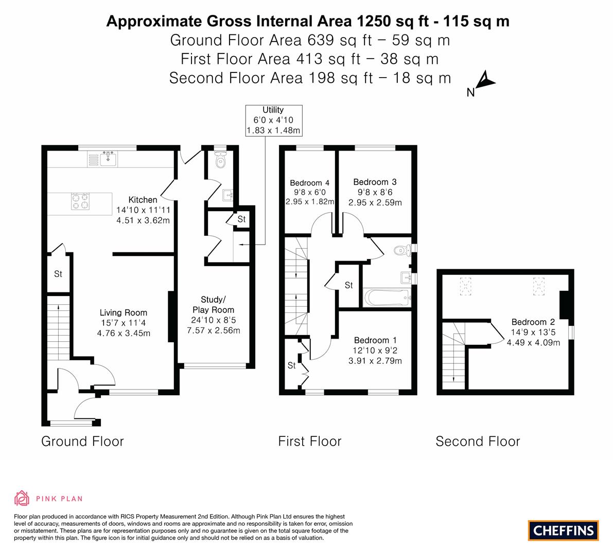 6, Buntings Crescent, Burwell floorplan
