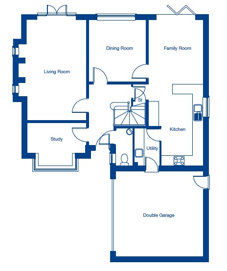 4 Bedrooms Detached house for sale in Petworth Road, Wisborough Green, Billingshurst RH14