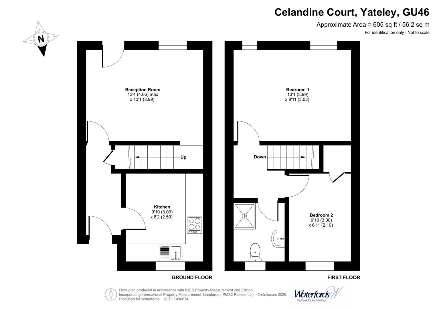 8, Celandine Court, Yateley floorplan