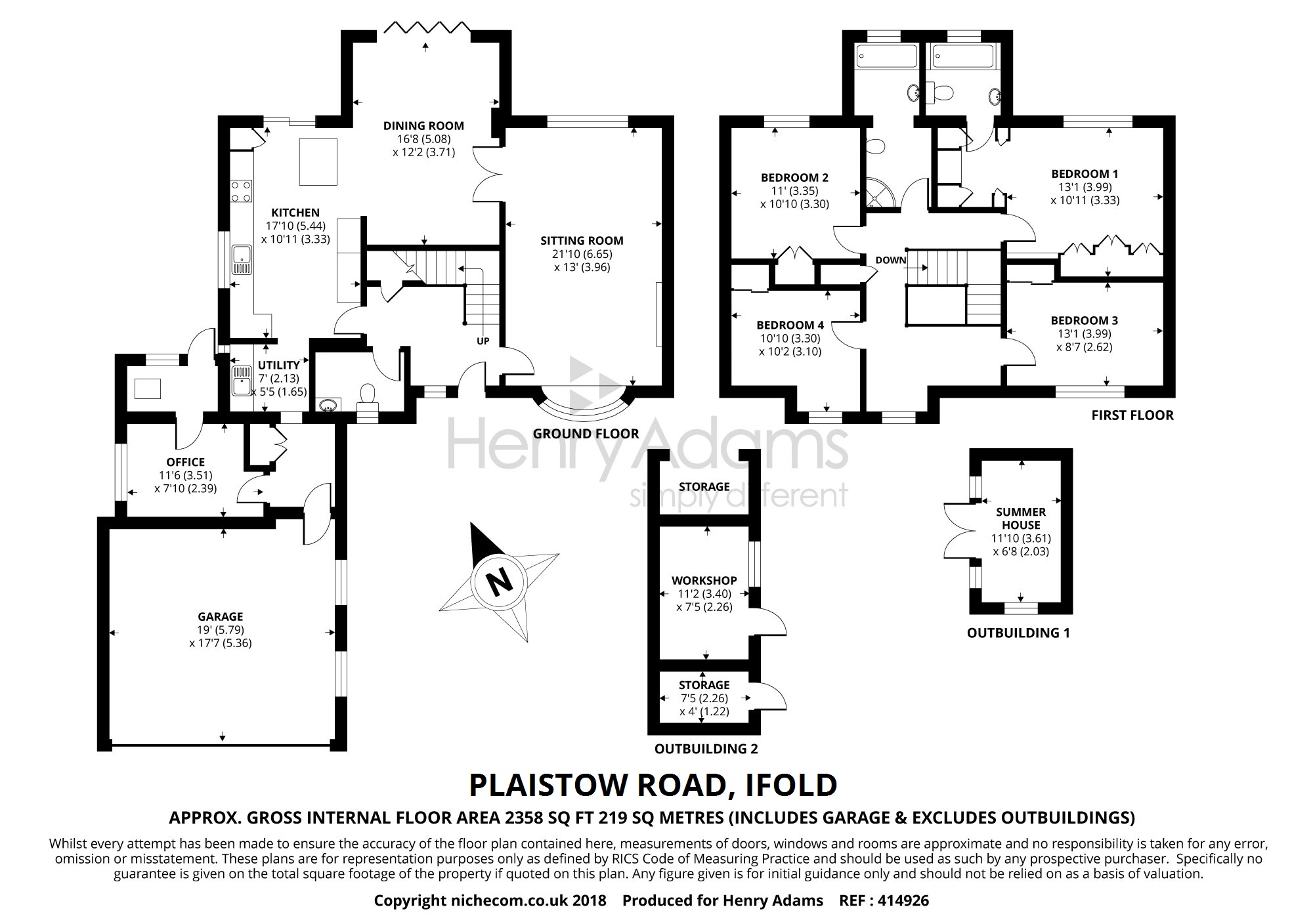 4 Bedrooms Detached house for sale in Plaistow Road, Ifold RH14