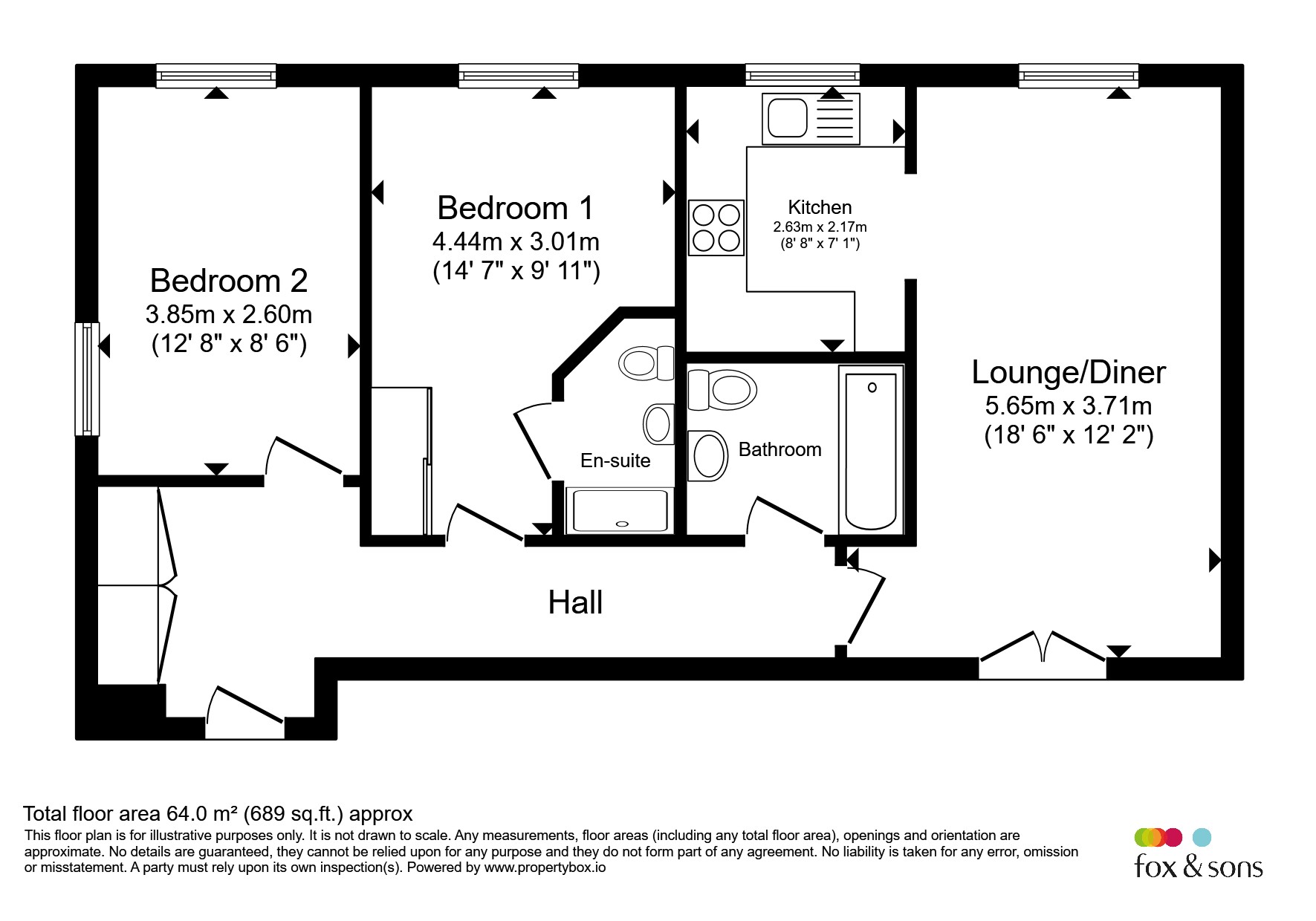5, Cardingham Court, Consort Mews, Fareham floorplan