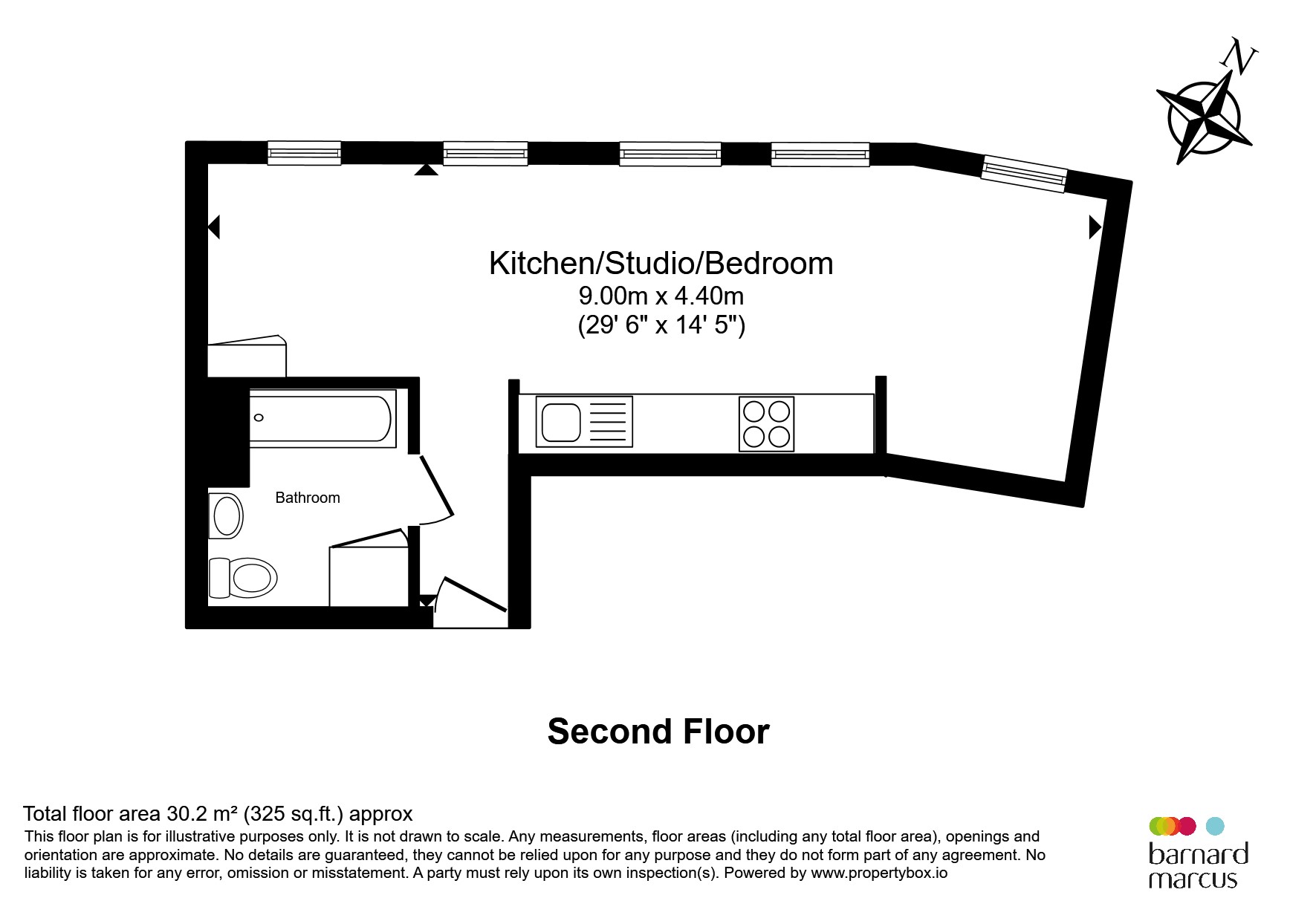 Flat 7, Platinum House, 13-15, High Street, Epsom floorplan