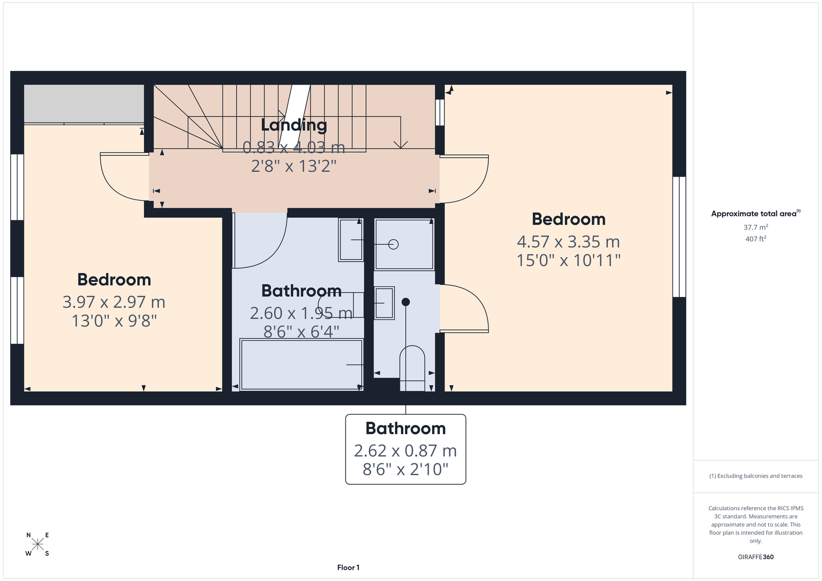 11, Conway Crescent, Paignton floorplan