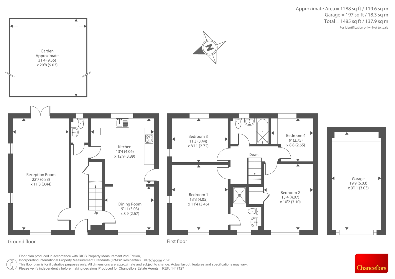 25, Redcar Road, Bicester floorplan