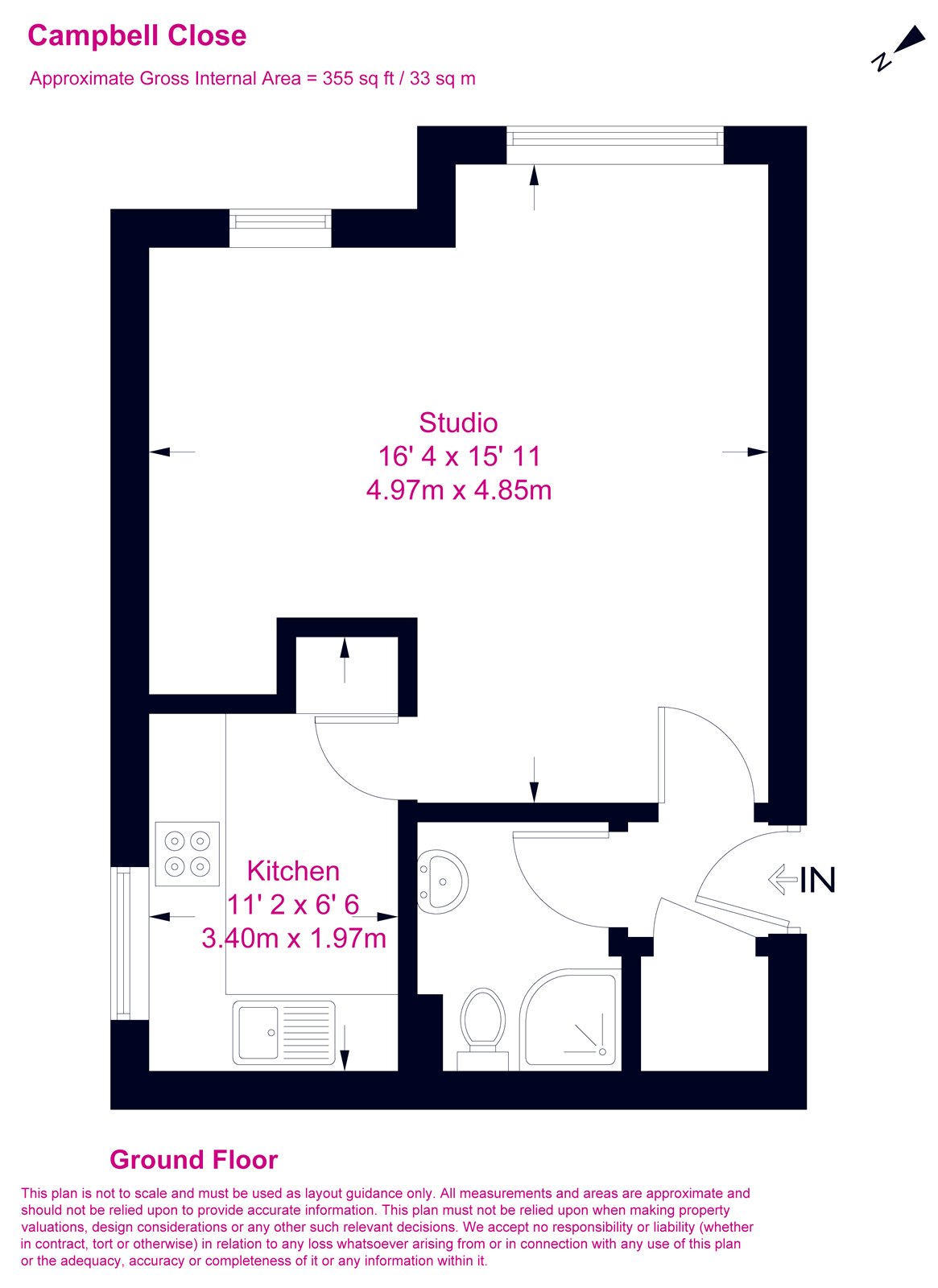 47, Campbell Close, Streatham floorplan