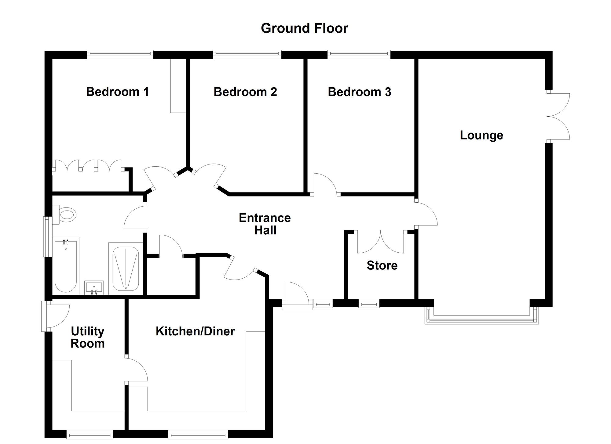 3 Manor Park, Louth floorplan