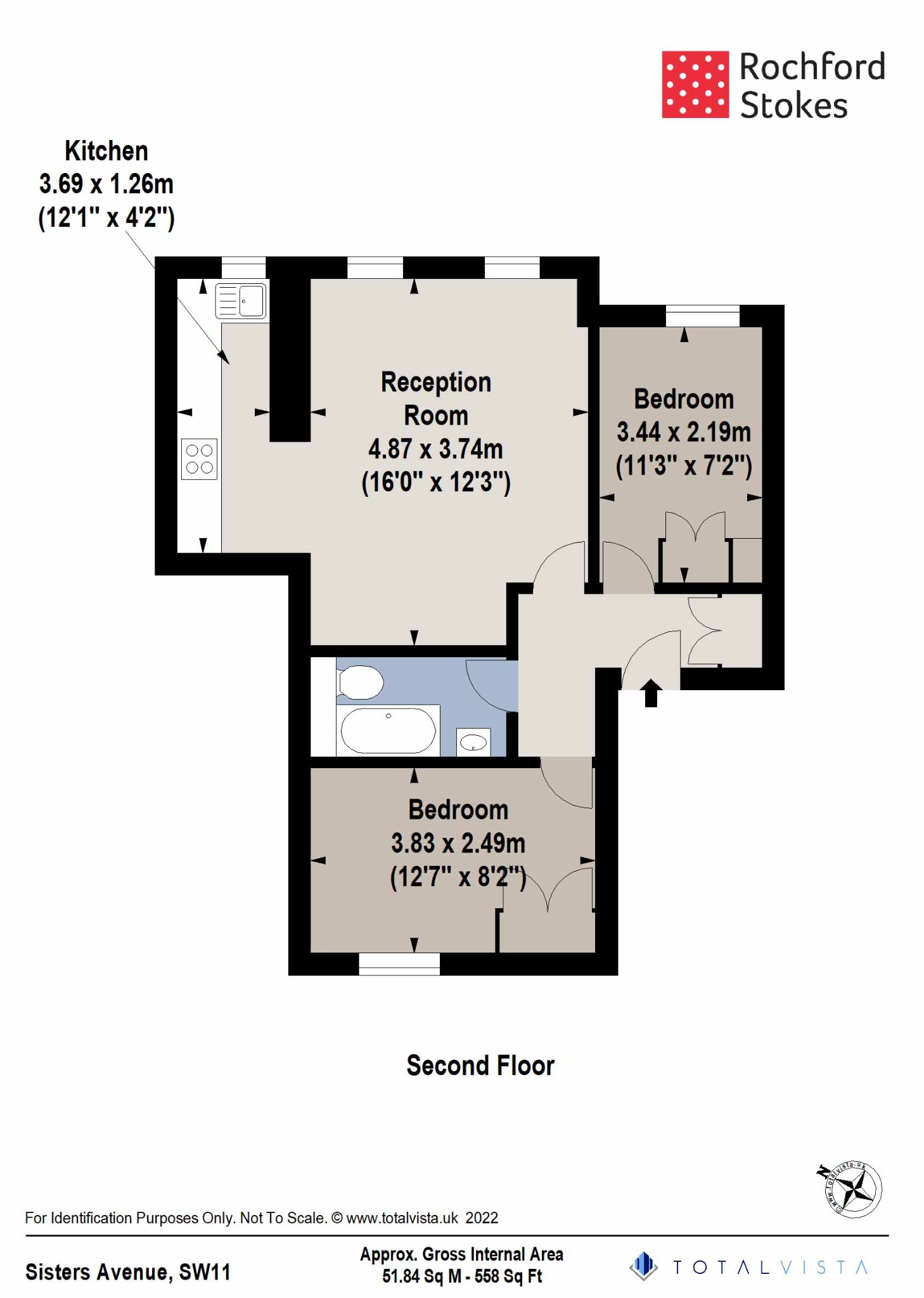 Sisters Avenue, London floorplan