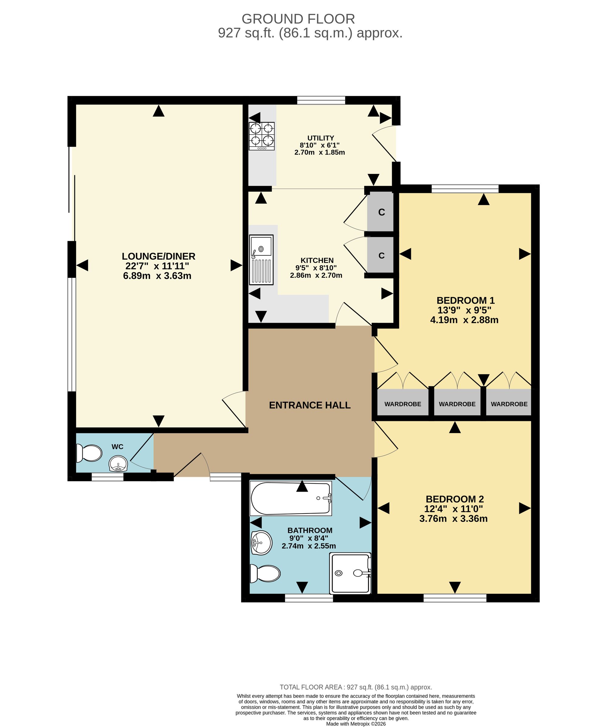 10 Prentis Close, Sittingbourne floorplan
