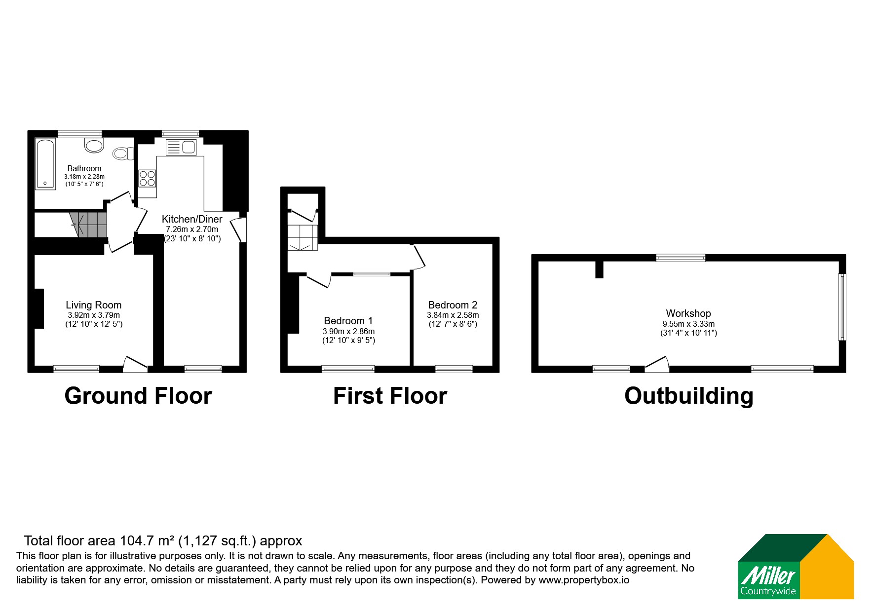 41, Medrose Street, Cornwall floorplan