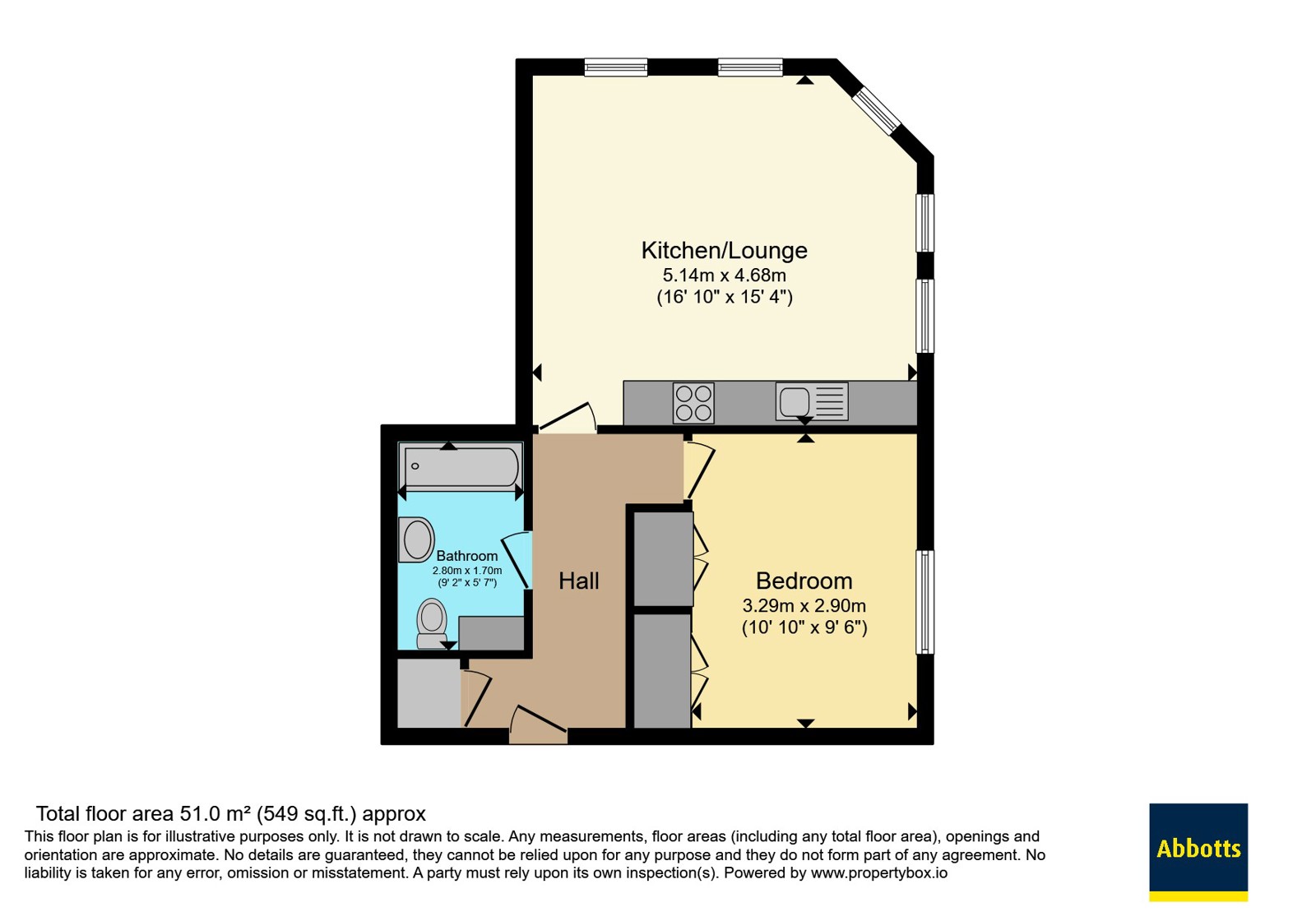 Flat 20, 50, Rainsford Road, Essex floorplan