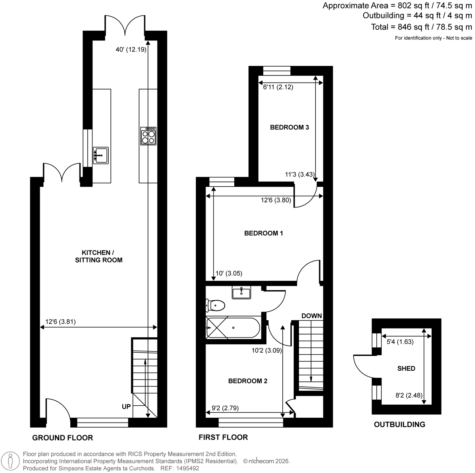 19, Glencoe Road, Weybridge floorplan