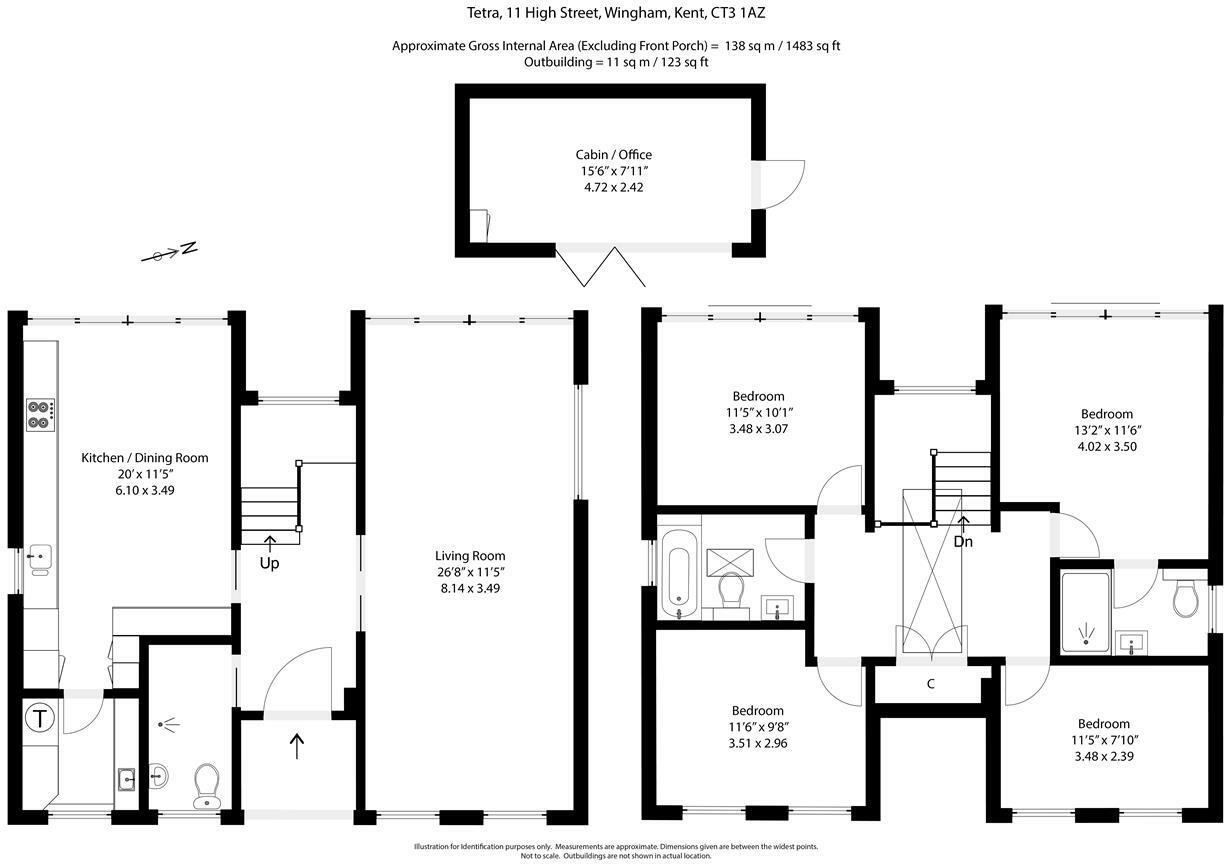 Tetra, 11, High Street, Wingham, Canterbury floorplan